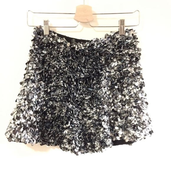 All Saints sequined mini skirt size 2 EUC - Picture 2 of 4